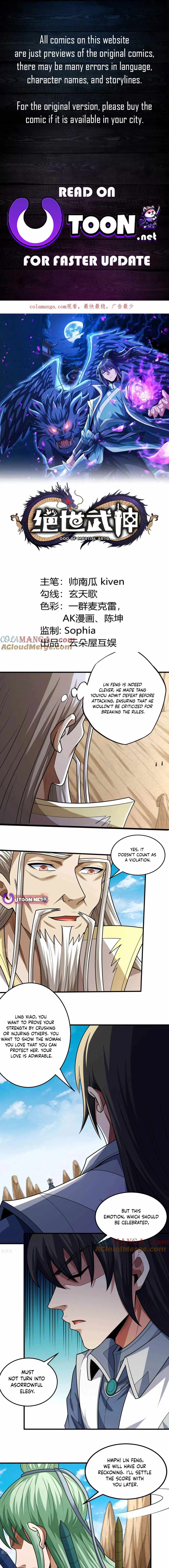 God of Martial Arts Chapter 808 1